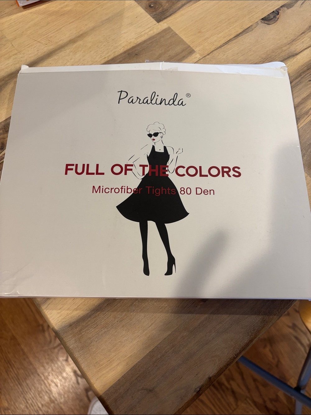 Paralinda Full Of The Colors Microfiber Tights 80 Den - Brown and cream